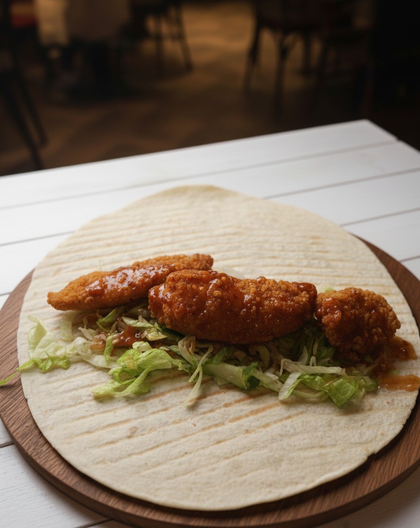 Hot & Spicy chicken wrap
